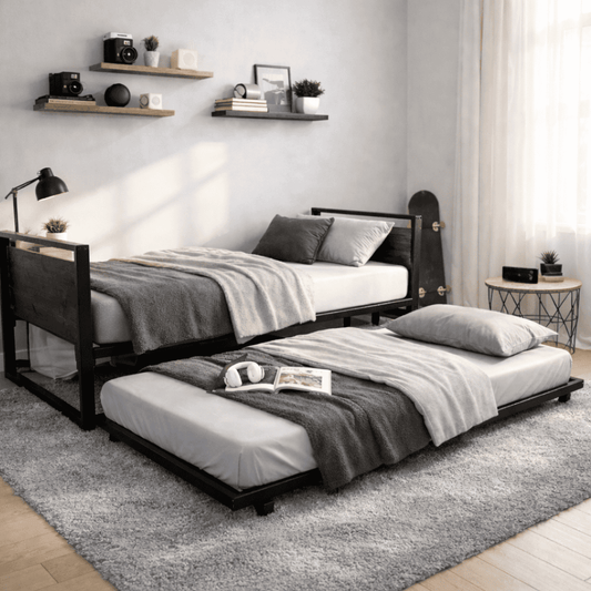 Base Cama Nido 1 Plaza Napoli Con Cama Deslizante