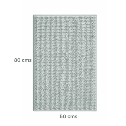 Piso De Baño Verde Agua Antideslizante y Antibacterial 50x80 cm