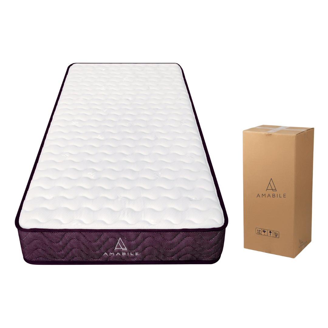 Colchón Espuma Y Resorte Amabile 1.5 Plazas 190x20 Filippo