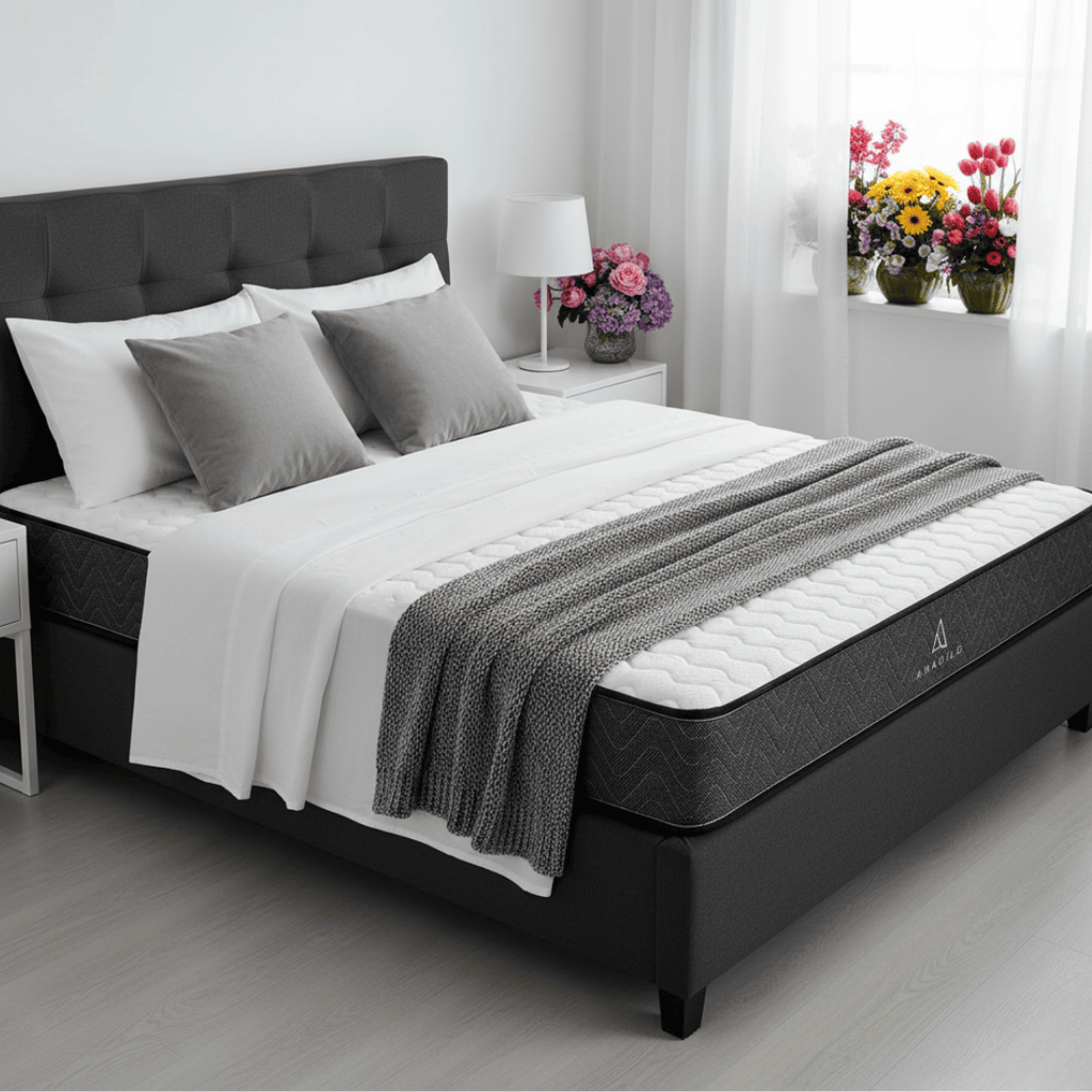 Colchón Espuma Y Resorte Amabile 2 Plazas 150x190x20 Filippo