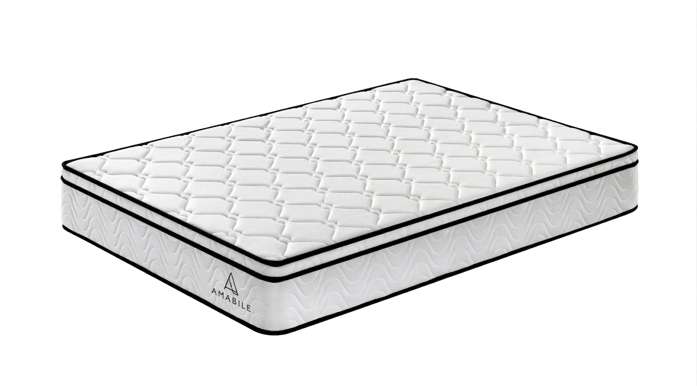 Colchón Amabile FABIO Espuma y Resortes Pocket 2 Plazas 150x190x25