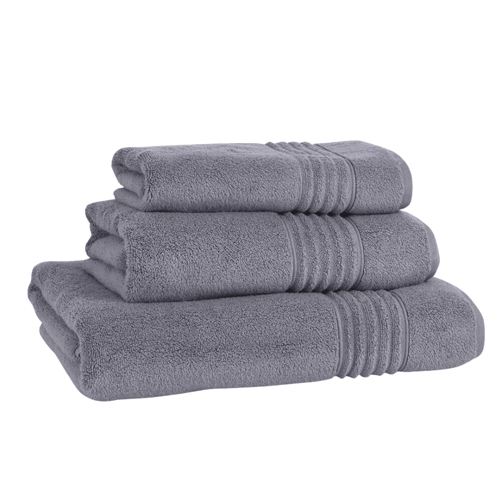 Toalla Cuerpo 500g Extra Grande 90x180cms Gris Oscuro 100% Algodón Indio