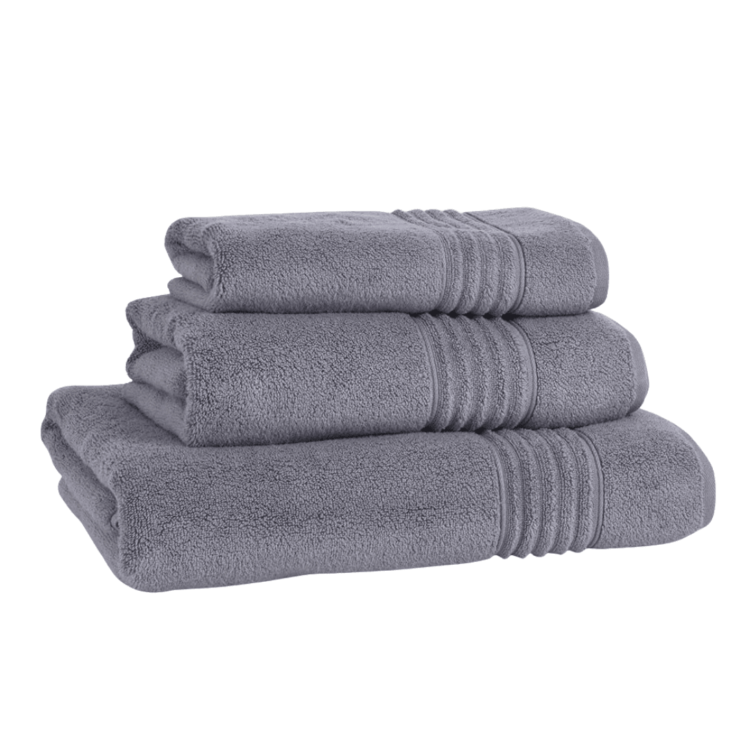 Toalla Cuerpo 500g Extra Grande 90x180cms Gris Oscuro 100% Algodón Indio