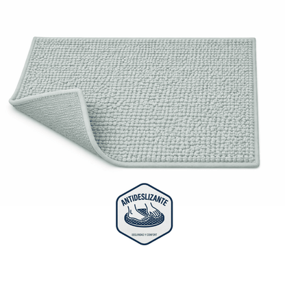 Piso De Baño Verde Agua Antideslizante y Antibacterial 50x80 cm