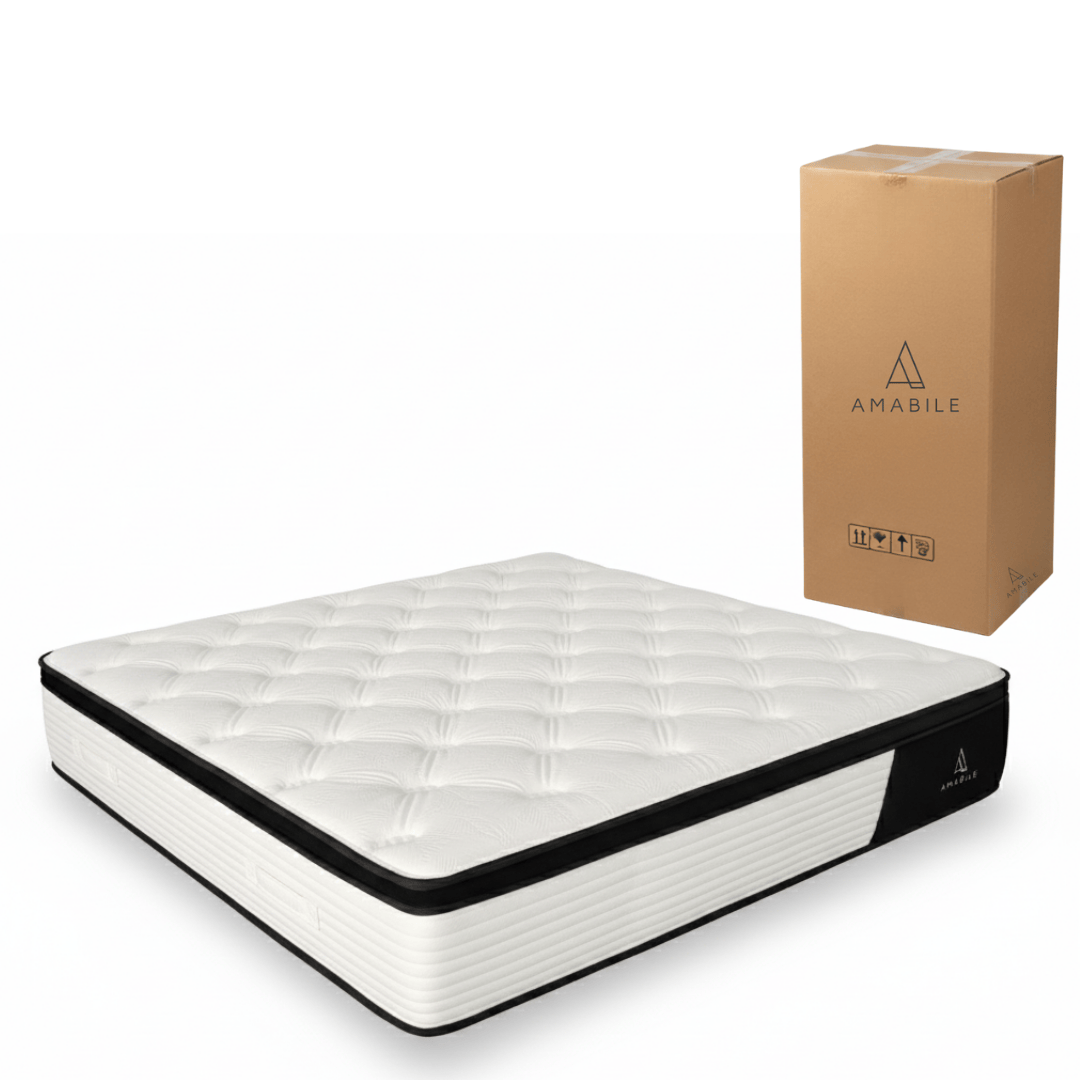 Colchón Híbrido Amabile King Con Látex 180x200x30 Valentino