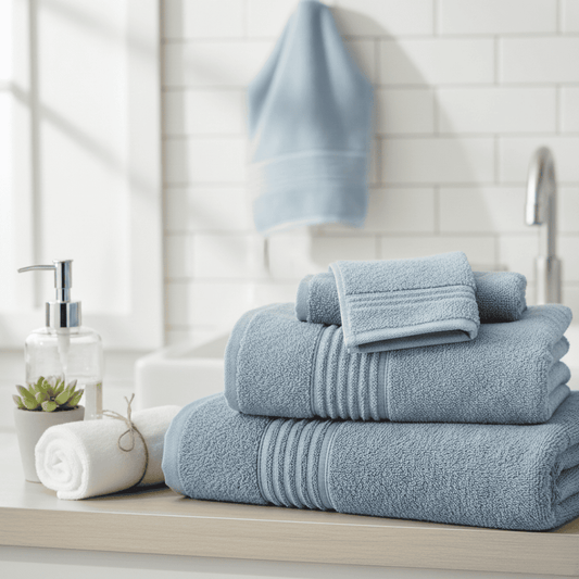 Toalla Baño Celeste Extra Grande 90cm x 180cm 500 g/m² 100% Algodón