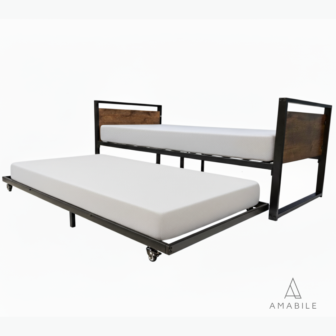 Base Cama Nido 1 Plaza Napoli Con Cama Deslizante