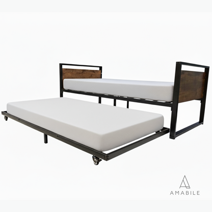 Base Cama Nido 1 Plaza Napoli Con Cama Deslizante