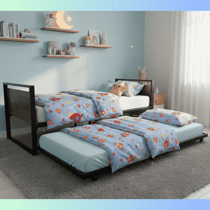 Base Cama Nido 1 Plaza Napoli Con Cama Deslizante