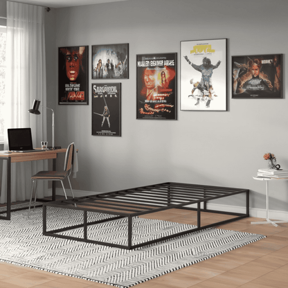 Base De Cama Metálica Roma 1.5 Plazas Con Almacenaje