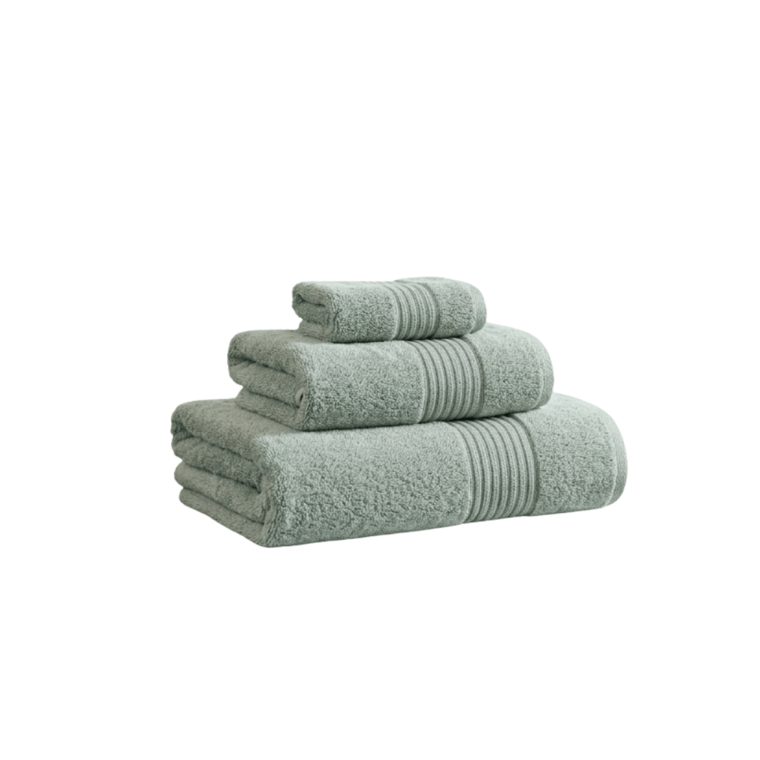 Toalla Cuerpo 500g 85 x 150cms Verde Agua 100% Algodón Indio