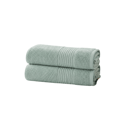 Toalla Mano / Cara 500g   50cms x 90cms Verde Agua 100% Algodón Indio